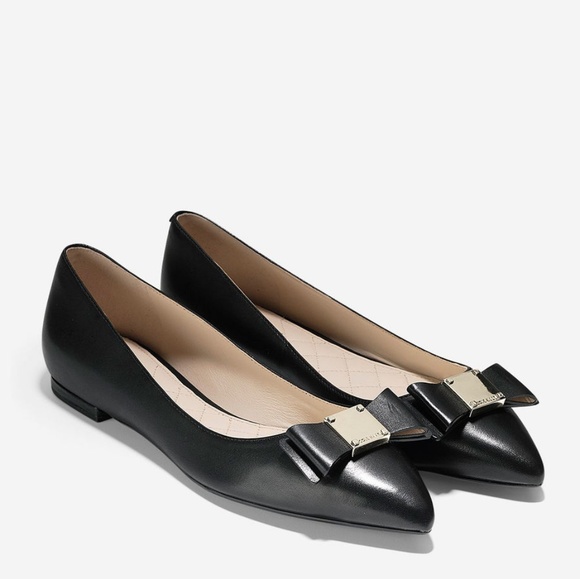 cole haan bow flats